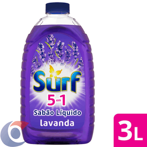 Sabão Líquido Surf 5 Em 1 Lavanda 3l