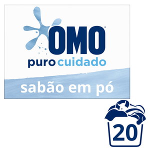 Sabão Em Pó Omo Puro Cuidado 1,6kg