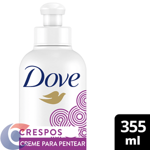 Creme Para Pentear Liberado Dove Texturas Reais Crespos 355 Ml
