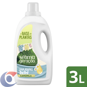Sabão Líquido Sétima Geração Sem Fragrância 3l