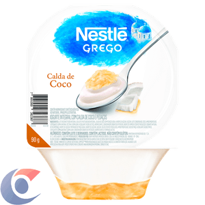 Iogurte Integral Grego Calda Coco Nestlé Pote 90g