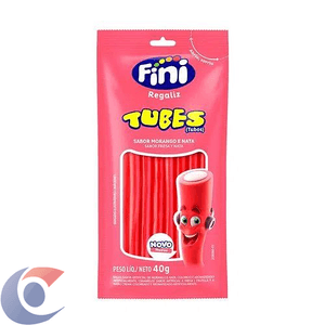 Bala Fini Tubes Morango 40g