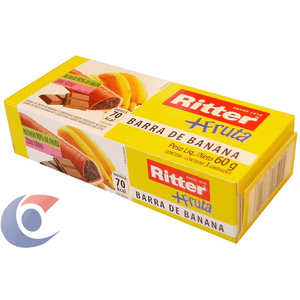 Barra De Fruta Ritter Banana Com Chocolate 60g