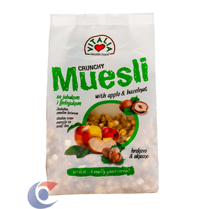 Cereal Muesli Vitalia Avelã E Maçã 320g