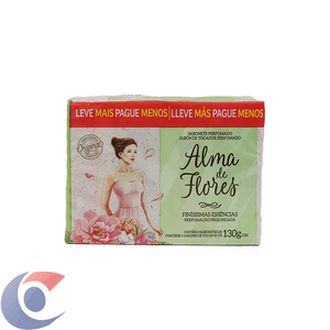 Sabonete Alma De Flores Clássico 130g 4 Un Leve Mais E Pague Menos