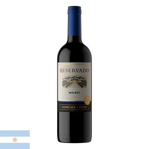 Vinho Argentino Tinto Reservado Concha Y Toro Malbec 750ml