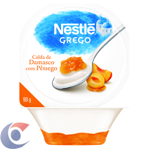 Iogurte Grego Nestle 90g Damasco