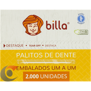 Palito Dental Billa Com 2000 Un