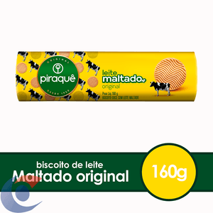 Biscoito Leite Maltado Piraquê Pacote 160g
