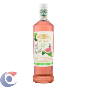 Vodka Destilada Melancia & Menta Smirnoff Infusions Garrafa 998ml