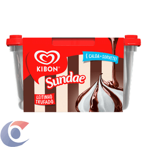Sorvete Kibon Sundae Leitinho Trufado 1,4l