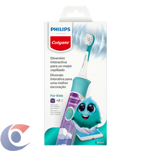 Escova De Dente Elétrica Philips Colgate Sonicpro Kids 1 Unidade