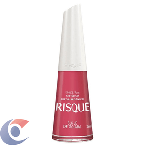 Esmalte Risqué Metálico Suflê De Goiaba 8ml