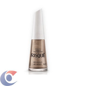 Esmalte Risqué Efeito Metálico Não Ofusca Meu Bronze 8ml