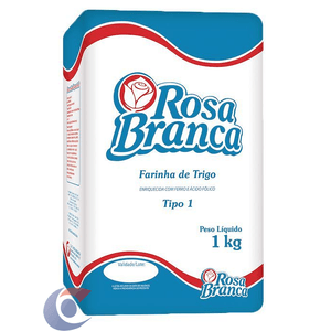 Farinha De Trigo Rosa Branca 1kg