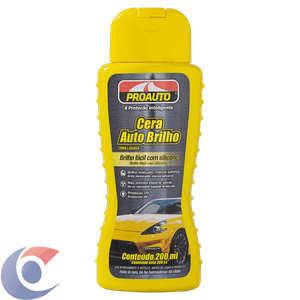 Cera Automotiva Líquida Proauto Auto Brilho 200ml
