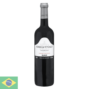 Vinho Nacional Tinto Adega Do Vale Suave Cabernet Sauvignon 750ml
