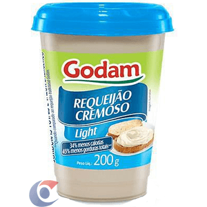 Requeijão Cremoso Godam Light 200g