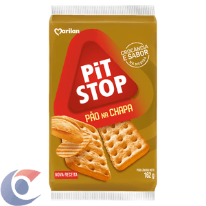 Pack Biscoito Pão Na Chapa Marilan Pit Stop Pacote 162g 6 Un