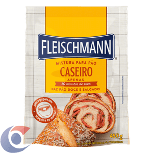 Mistura Para Pão Caseiro Fleischmann 450g