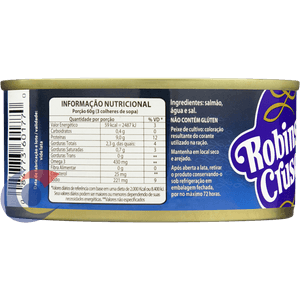 Salmão Robinson Cruose Em Água Trozos Lata 170g