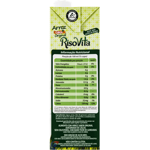 Bebida De Arroz Risovita Original 1l