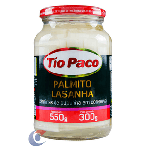 Palmito Pupunha Tio Paco Lasanha 300g