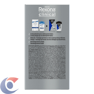 Desodorante Antitranspirante Rexona Men Clinical Clean 48g