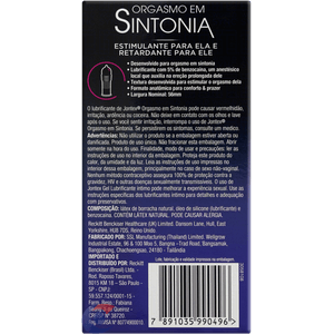 Preservativo Camisinha Jontex Orgasmo Em Sintonia 4 Un