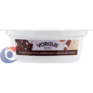 Iogurte Integral Yorgus Duo Com Polpa De Coco, Amêndoas E Chocolate Amargo 115g