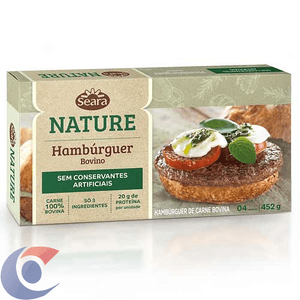 Hambúrguer Tradicional Seara Nature 452g