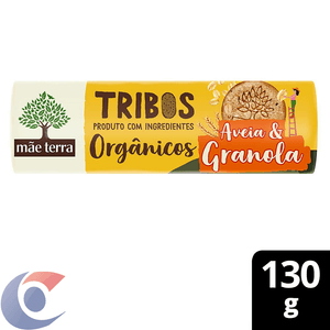 Biscoito Mãe Terra Tribos Aveia E Granola 130g