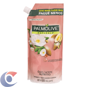 Palmolive Naturals Camélia E Óleo De Amendôas Sabonete Líquido Refil 500ml