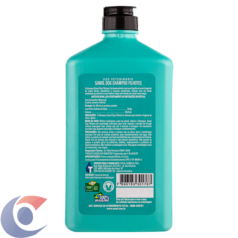 SH-P-CAES-SANOL-DOG-500ML-FILHOTE