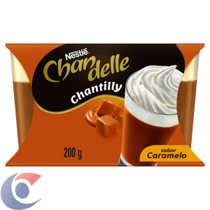 Sobremesa Láctea Com Chantilly Caramelo Chandelle Bandeja 200g 2 Un
