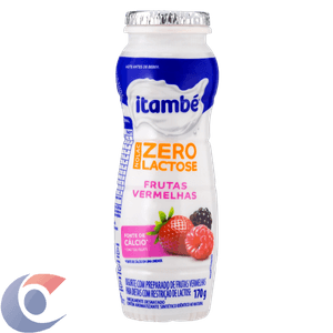 Iogurte Itambé Nolac Frutas Vermelhas Zero Lactose 170g