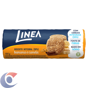 Biscoito Integral Linea Banana Canela 120g