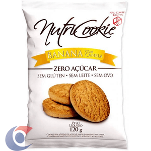 Cookie Nutri Pleno Banana Com Canela Zero 120g