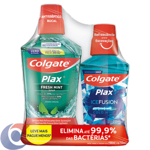 Colgate Plax Fresh Mint Enxaguante Bucal 500ml Leve Mais Pague Menos