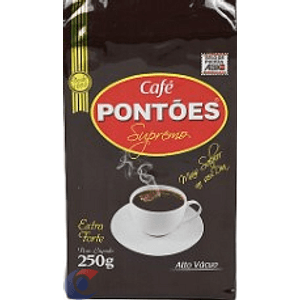 Café Torrado Moído Pontões Supremo Vácuo 250g