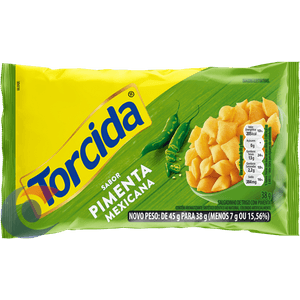 Salgadinho De Trigo Pimenta Mexicana Torcida Pacote 38g