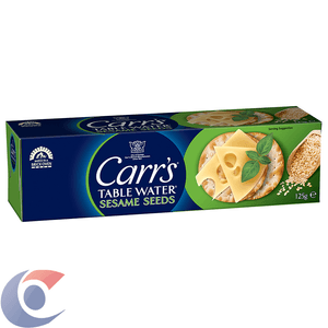 Biscoito Inglês Carr'S Aguá E Sal Com Gergelim 125g