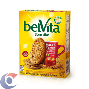 Biscoito Belvita Maça E Canela Multipack 75g