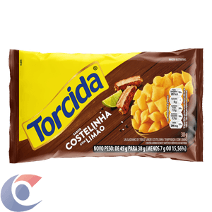 Salgadinho De Trigo Costelinha Com Limão Torcida Pacote 38g