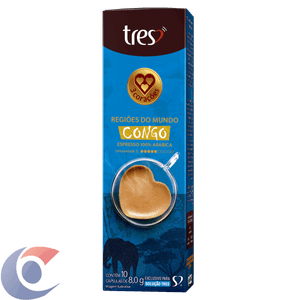 Cápsula De Café Espresso 3 Corações Rituais Mundo Congo 8g