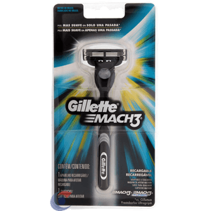 Aparelho De Barbear Gillette Mach3 + 1 Carga