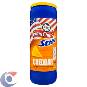 Snack De Batata Cheddar Elma Chips Stax Pote 156g