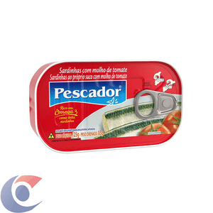 Sardinha Pescador Com Molho De Tomate 125g
