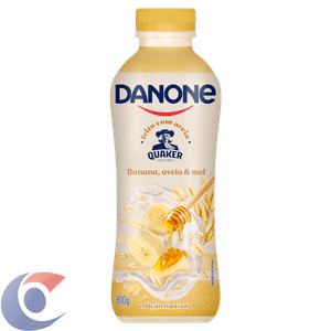 Iogurte Banana, Aveia & Mel Danone Garrafa 800g