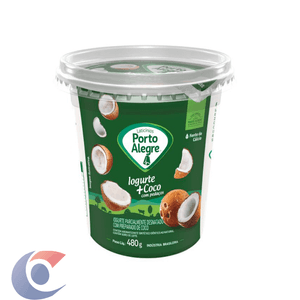 Iogurte Porto Alegre 480g Pedaço De Coco